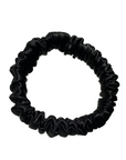 100% Silk Scrunchies Mini Trio (BLACK)