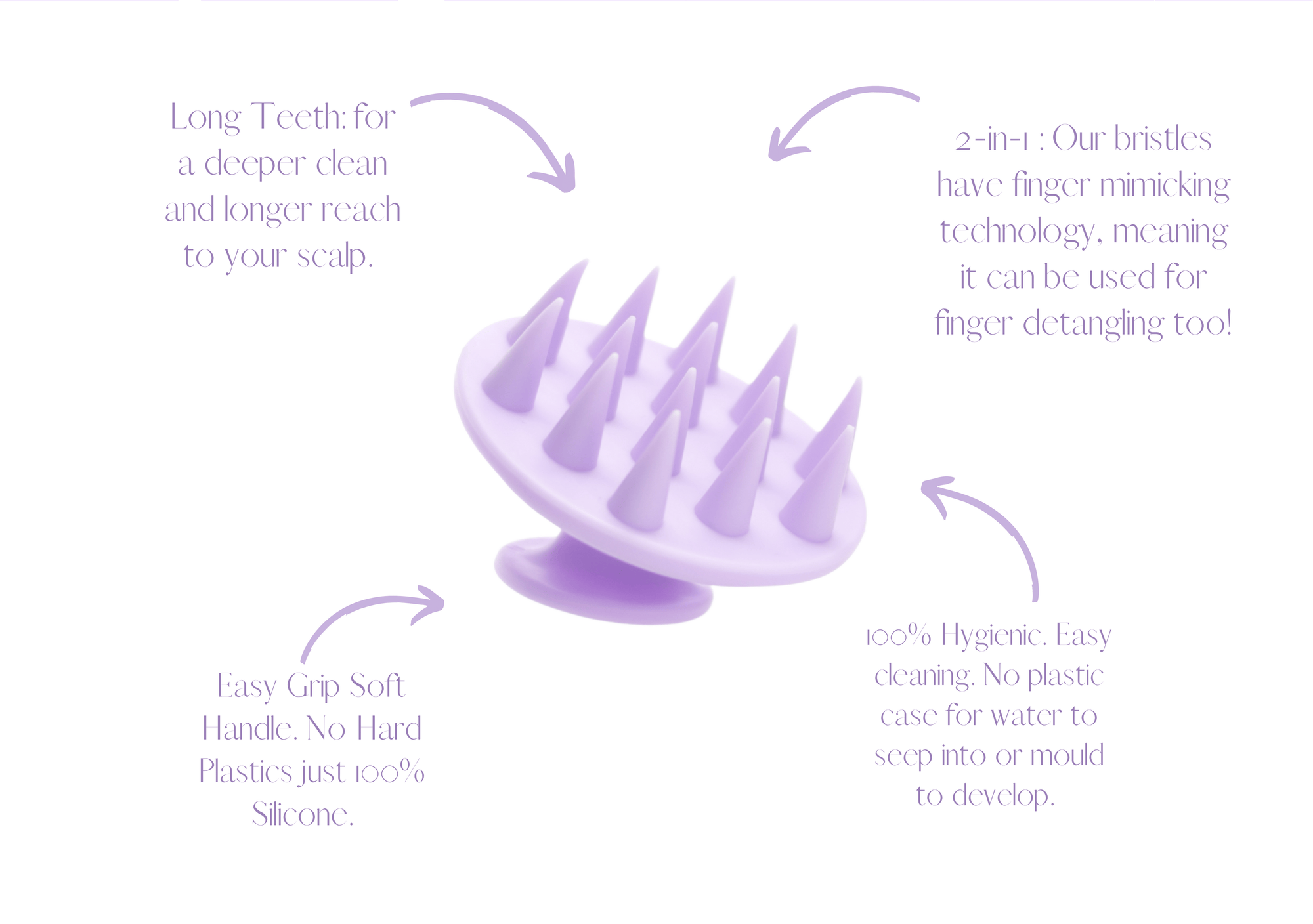 Give Me A Hand - Pinceau Shampooing Lilac Dreams